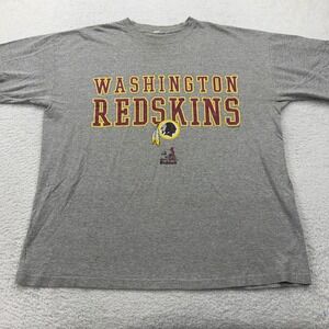 Vintage Washington Redskins NFL Football T Shirt Gray 1997 Size XL